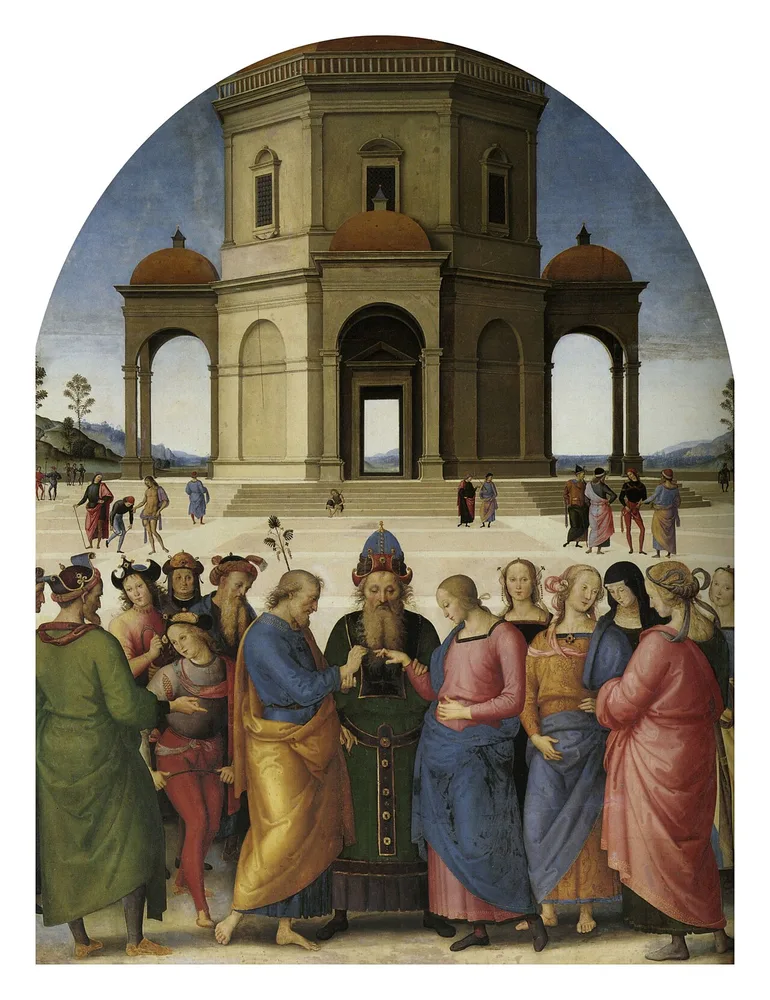 Le Mariage de la Vierge, Le Pérugin, 1501