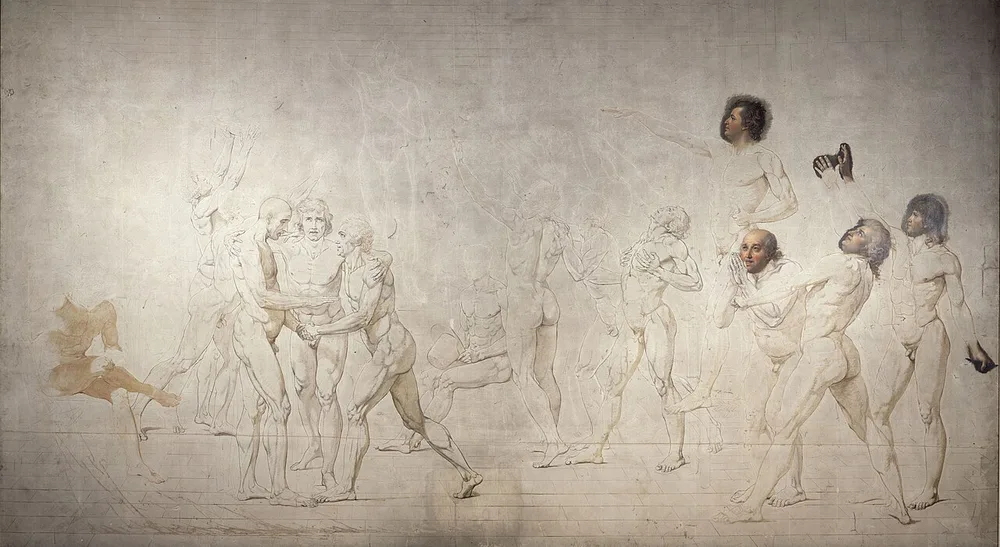 Le Serment du jeu de paume, Jacques-Louis David, 1791