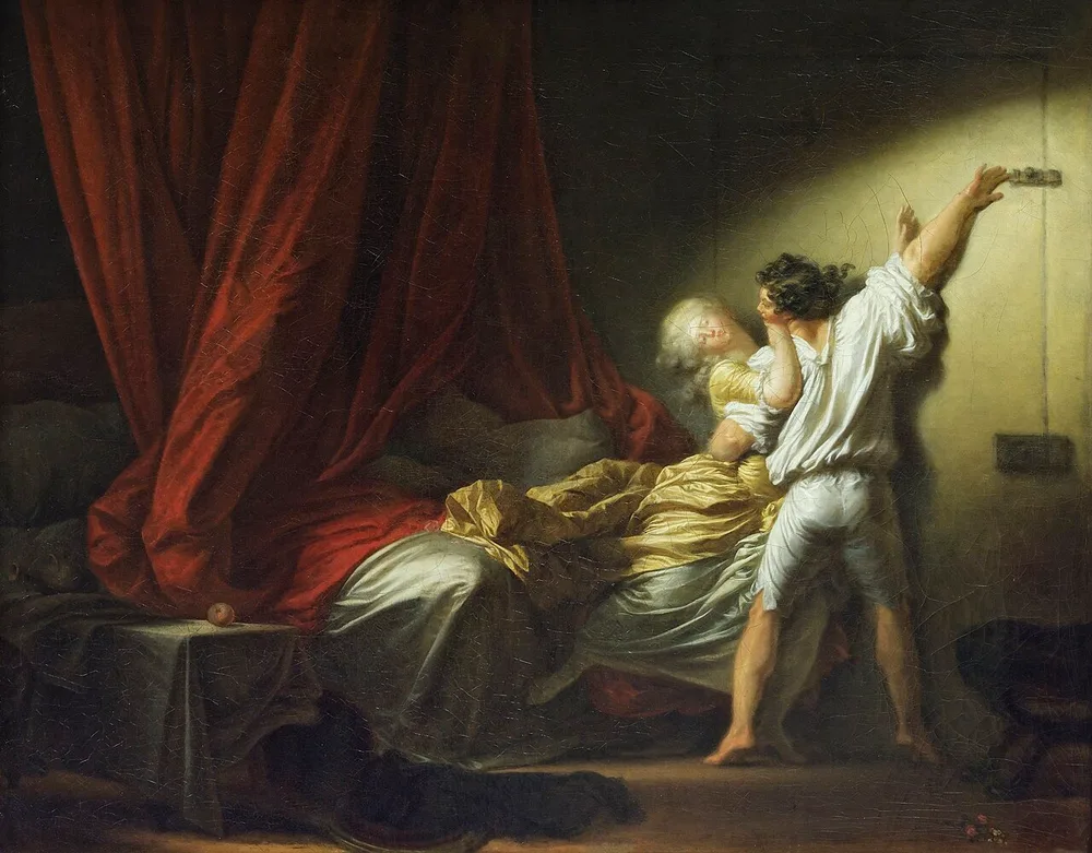 Le Verrou, Jean-Honoré Fragonard, vers 1777-1778