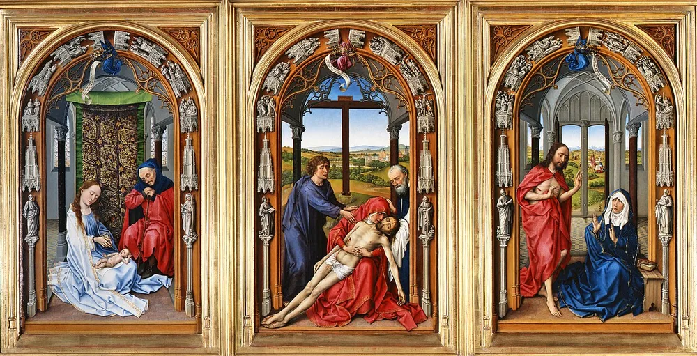 Retable de Miraflores, Rogier van der Weyden, vers 1442-1445