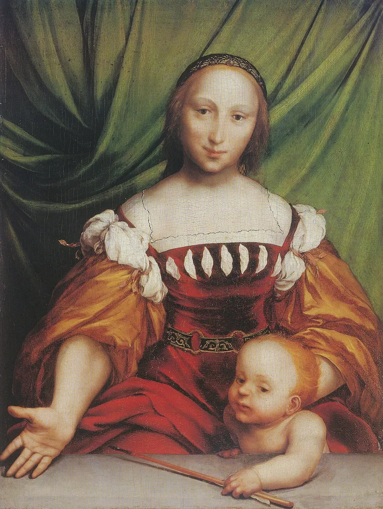 Vénus et Amour, Hans Holbein le Jeune, 1526-1528