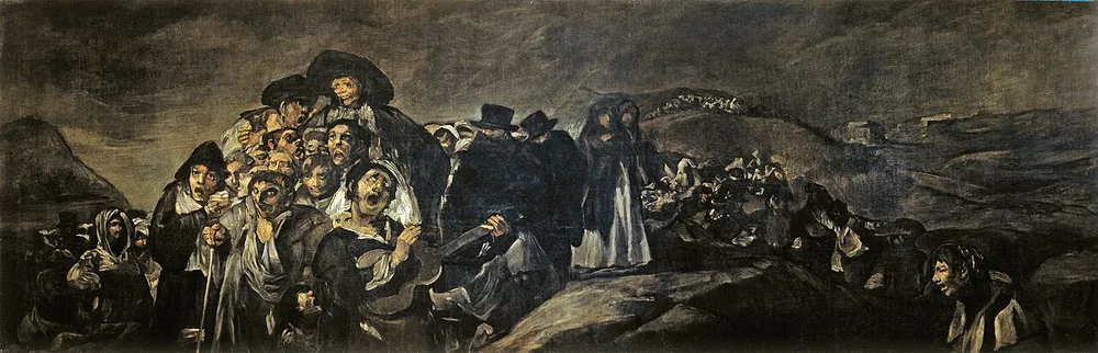 Le Pèlerinage à l’ermitage de San Isidro, Francisco de Goya, 1819-1823