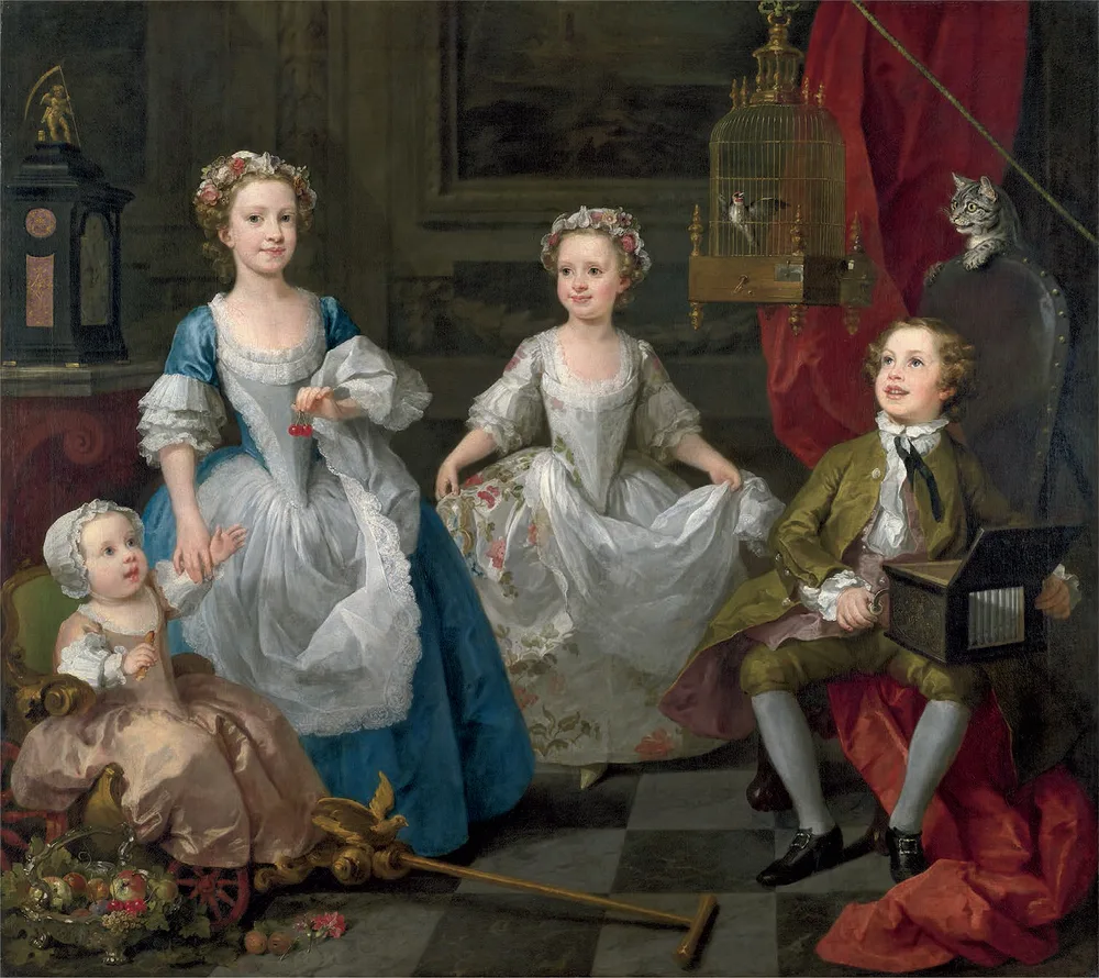 Les Enfants Graham, William Hogarth, 1742