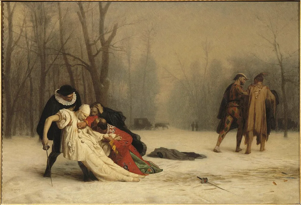 Suites d'un bal masqué, Jean-Léon Gérôme, 1857