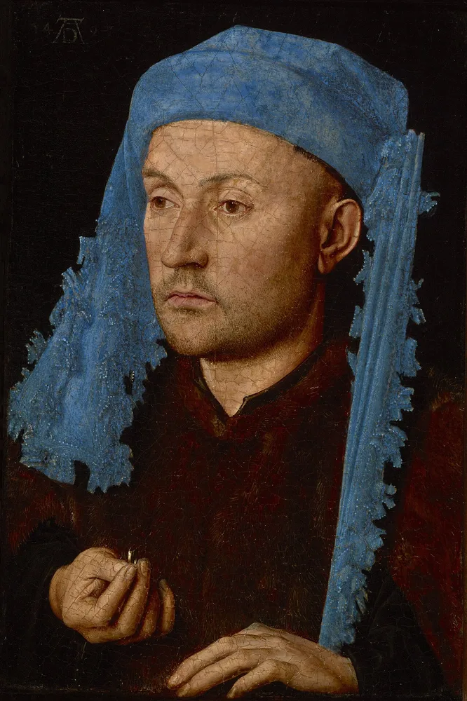 L'Homme au chaperon bleu, Jan van Eyck, années 1430