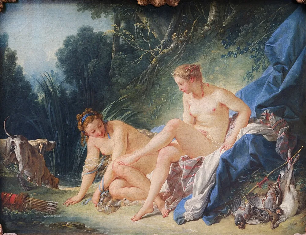 Diane sortant du bain, François Boucher, 1742