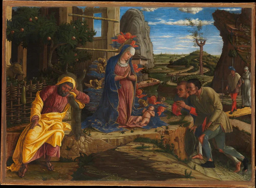 L'Adoration des bergers, Andrea Mantegna, 1450