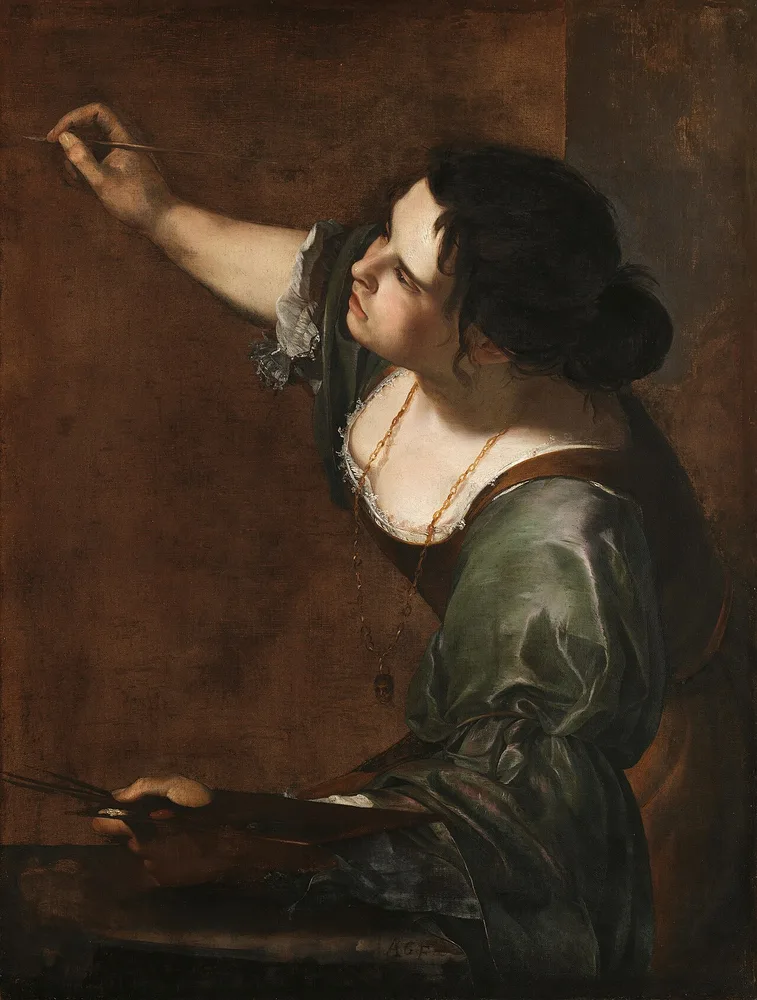 Autoportrait en allégorie de la Peinture, Artemisia Gentileschi, 1638