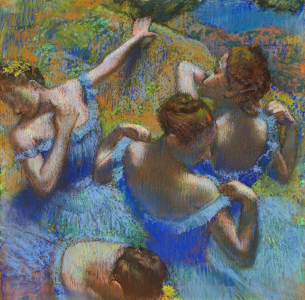 Les Danseuses bleues, Edgar Degas, 1897