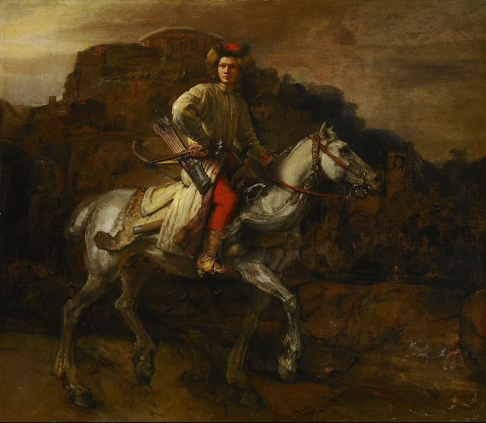 Le Cavalier polonais, Rembrandt, 1655