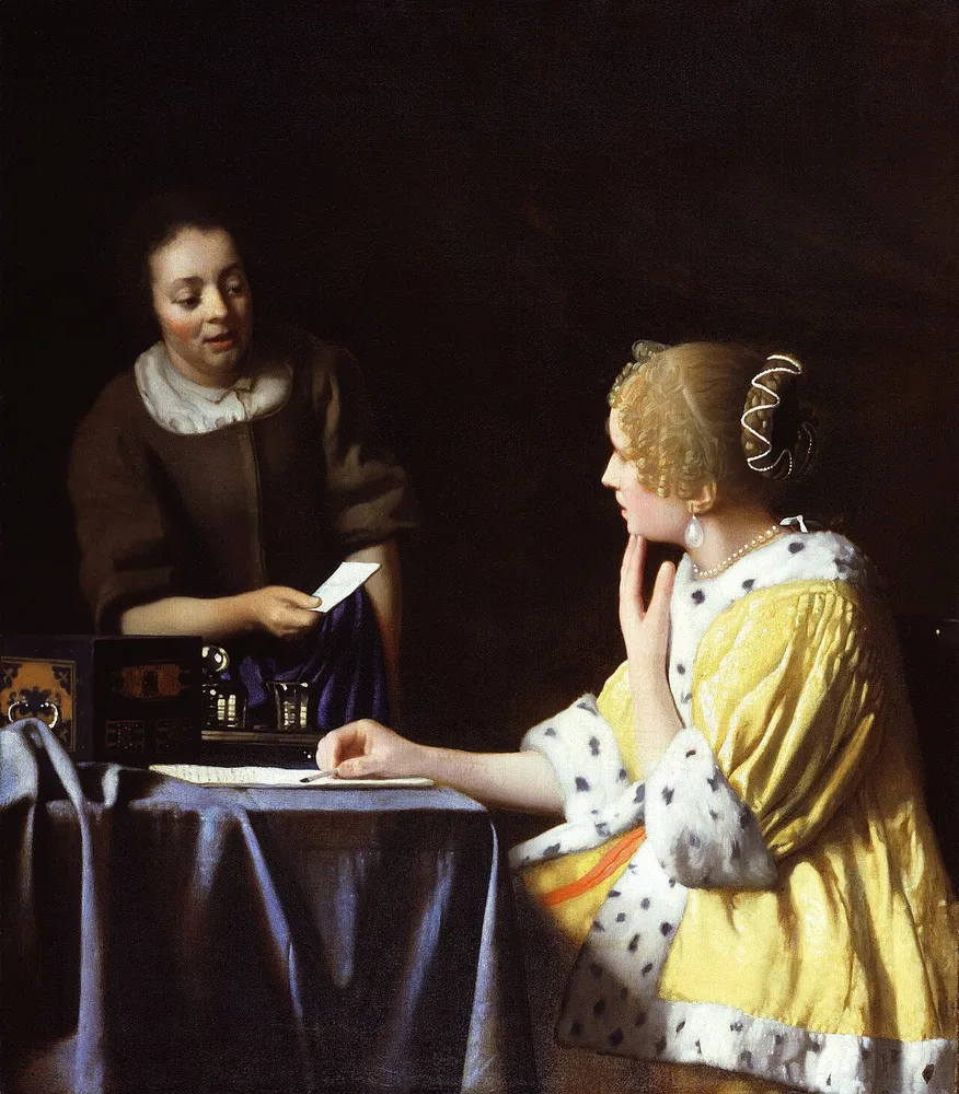 La Maîtresse et la Servante, Johannes Vermeer, 1666