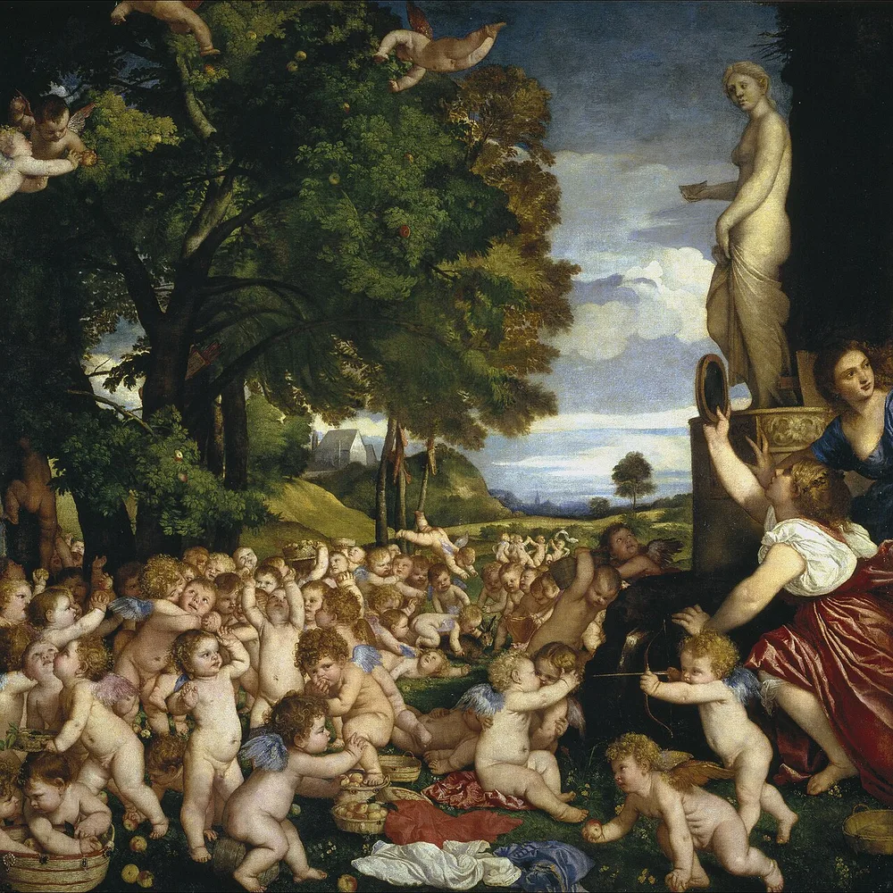 L'Offrande à Vénus, Titien, 1518