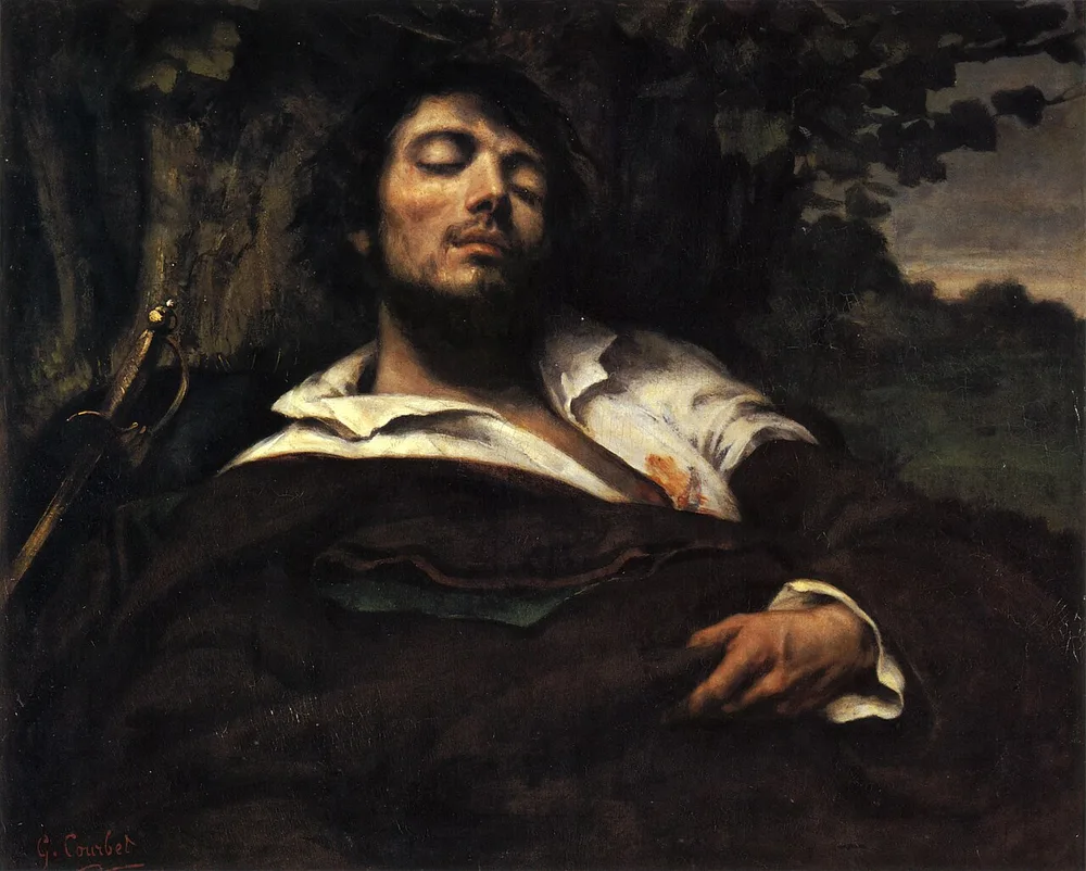L'Homme blessé, Gustave Courbet, 1844