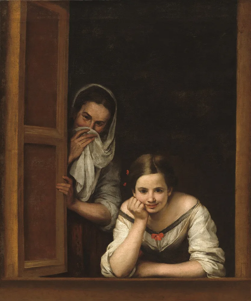 Deux Femmes à la fenêtre, Bartolomé Esteban Murillo, 1665