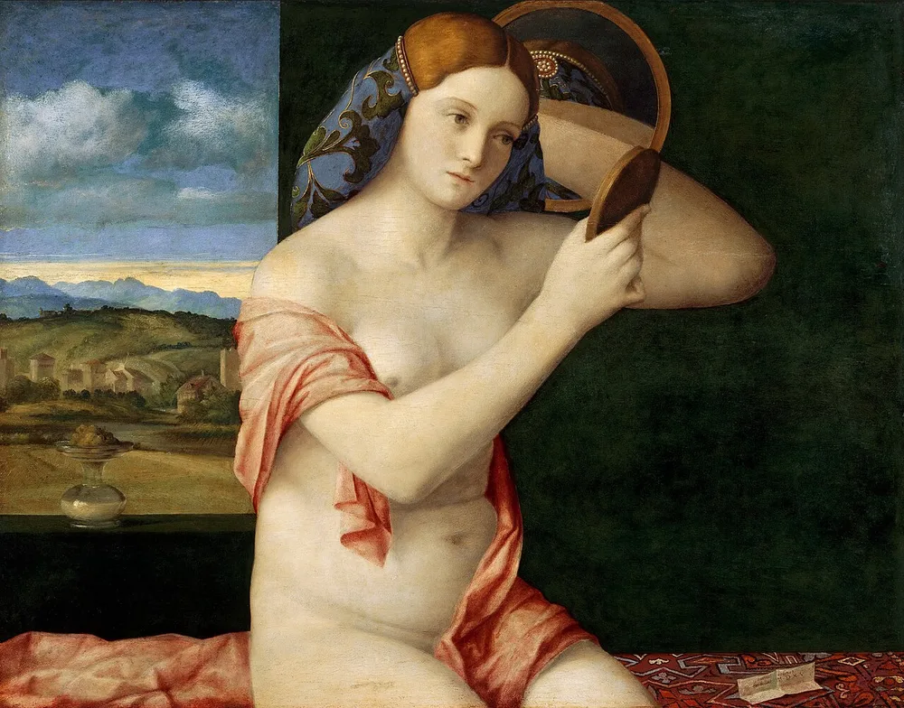 Jeune Femme nue au miroir, Giovanni Bellini, 1515