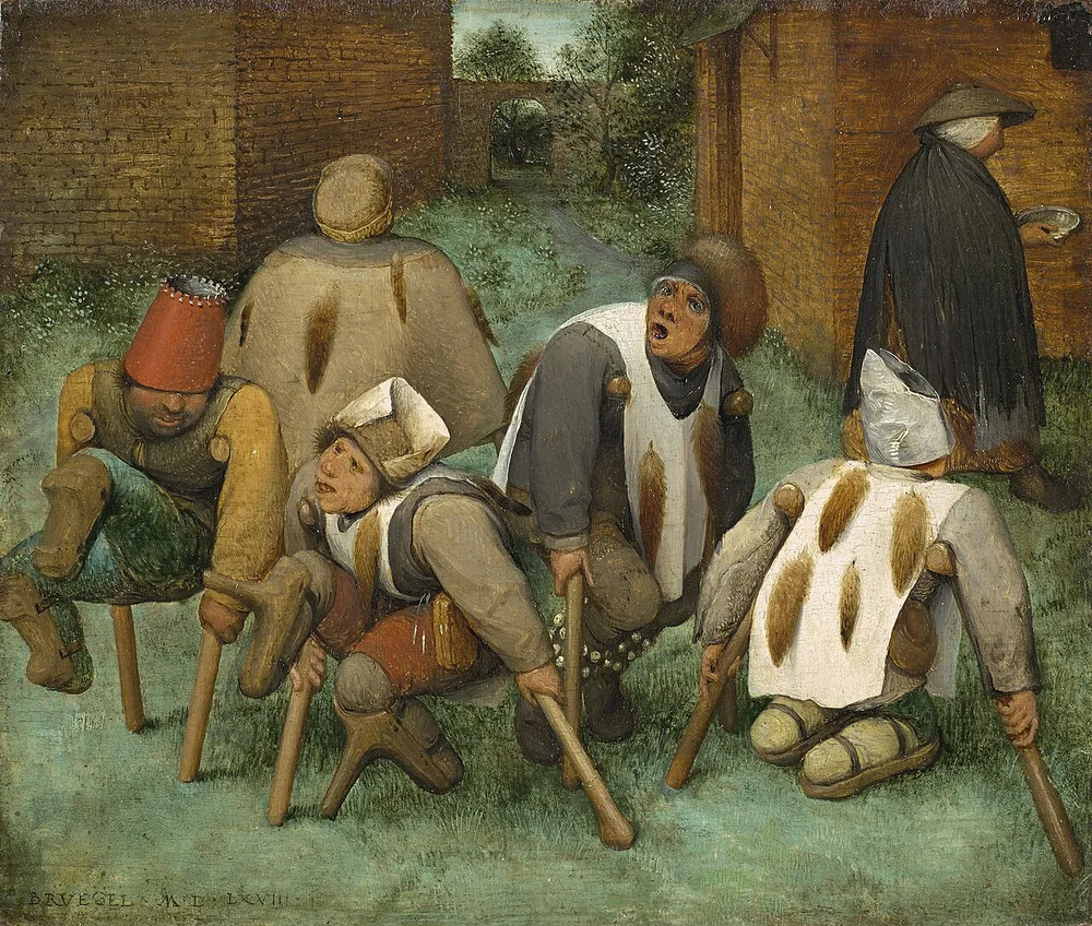 Les Mendiants, Pieter Brueghel l'Ancien, 1568