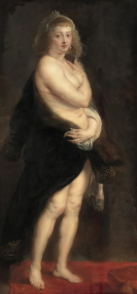 Hélène Fourment sortant du bain, Pierre Paul Rubens, 1638