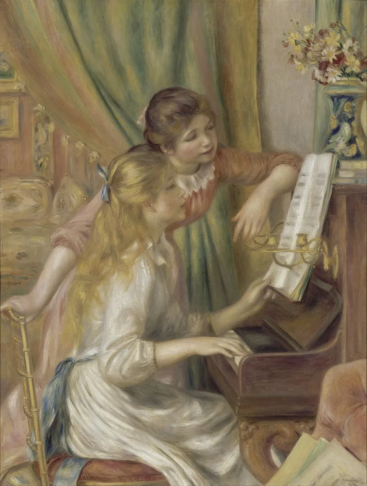 Jeunes Filles au piano, Auguste Renoir, 1892