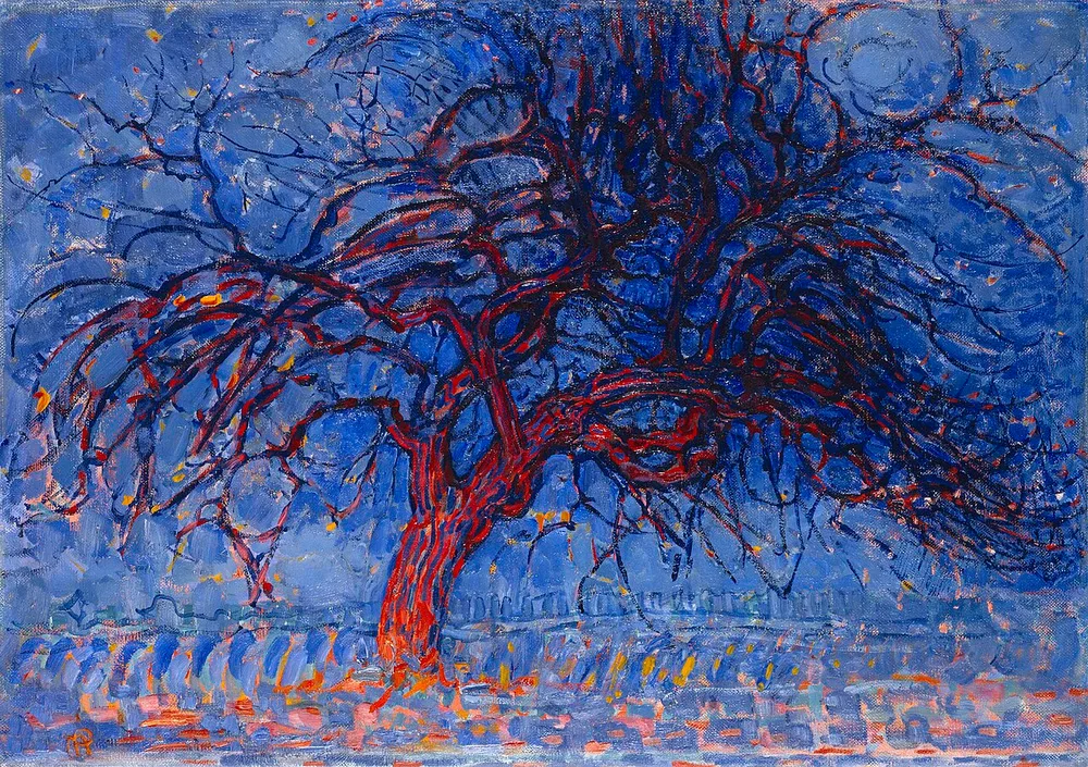 Arbre rouge, Piet Mondrian, 1909
