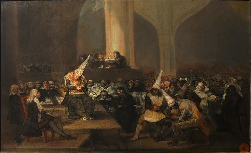 Tribunal de l'Inquisition, Francisco de Goya, 1812