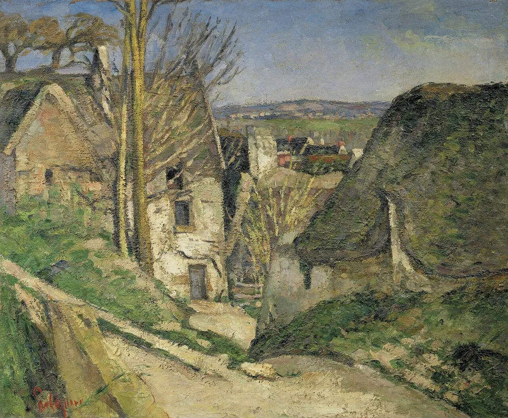 La Maison du pendu, Paul Cézanne, vers 1874