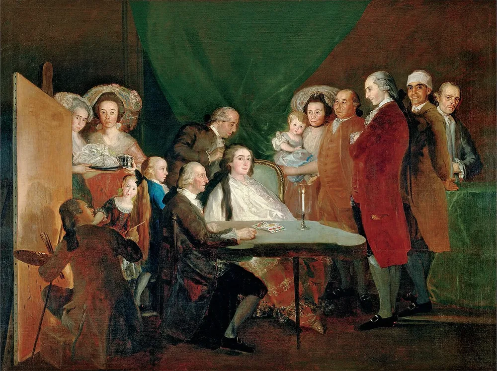 La Famille de l'infant Don Louis de Bourbon, Francisco de Goya, 1783