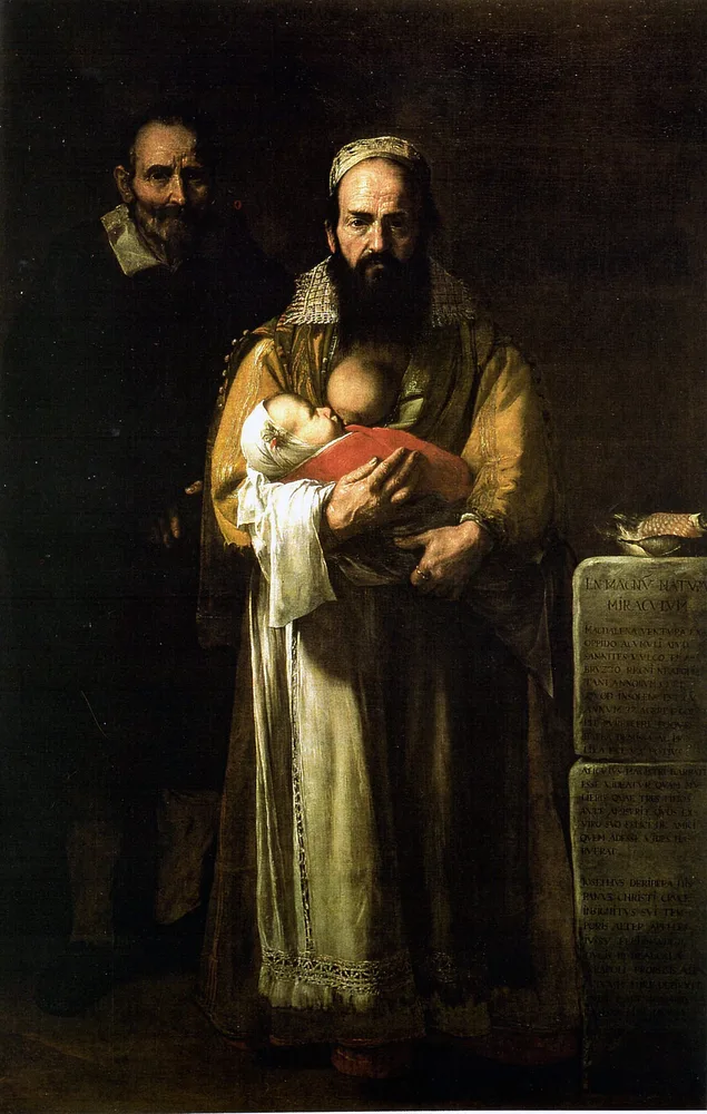 Maddalena Venturaet son mari, dite « La Femme à barbe », José de Ribera, 1631