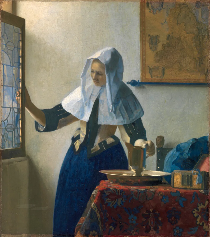 Jeune Femme à l'aiguière, Johannes Vermeer, 1660