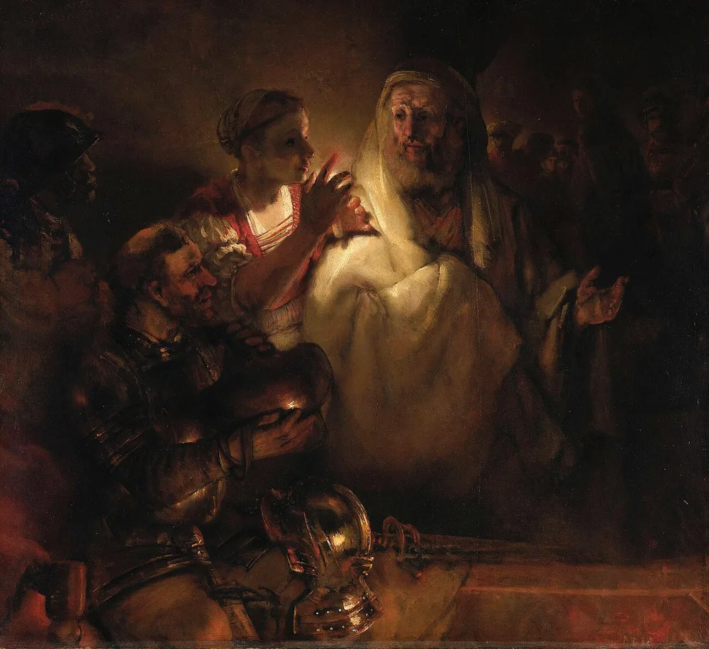 Le Reniement de saint Pierre, Rembrandt, 1660