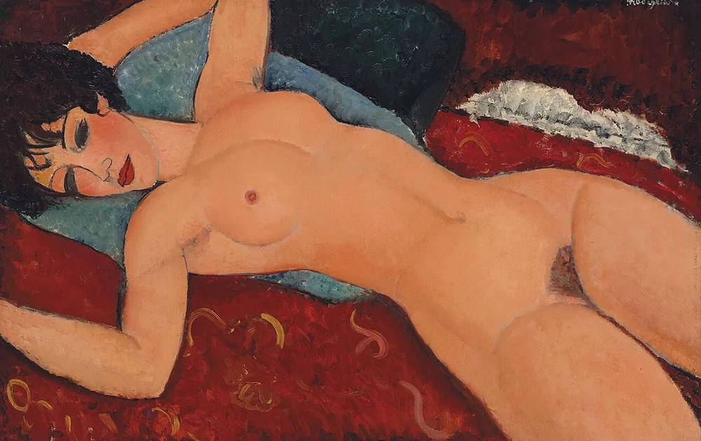 Nu couché, Amedeo Modigliani, 1917-1918