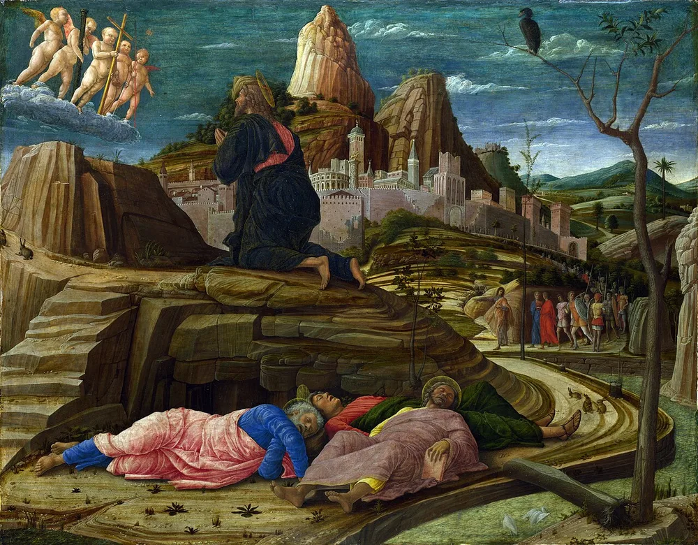 L'Agonie dans le jardin, Andrea Mantegna, vers 1455-1456