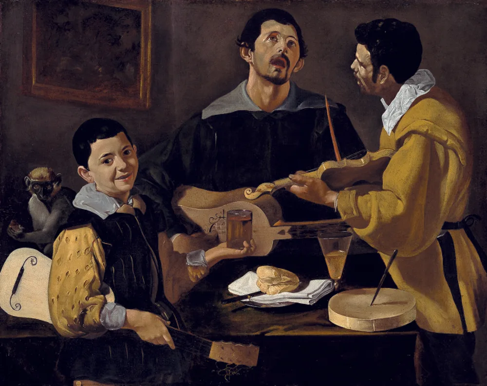 Trois musiciens, Diego Vélasquez, vers 1618