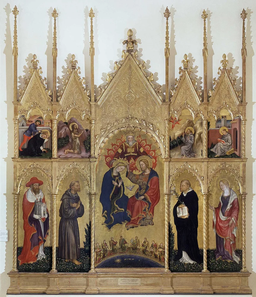 Polyptique de Valle Romita, Gentile da Fabriano, vers 1408