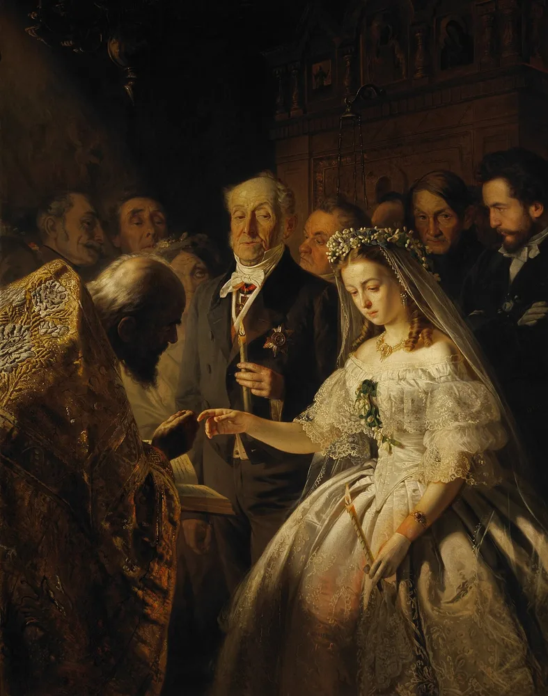 Union mal assortie, Vassili Poukirev, 1875