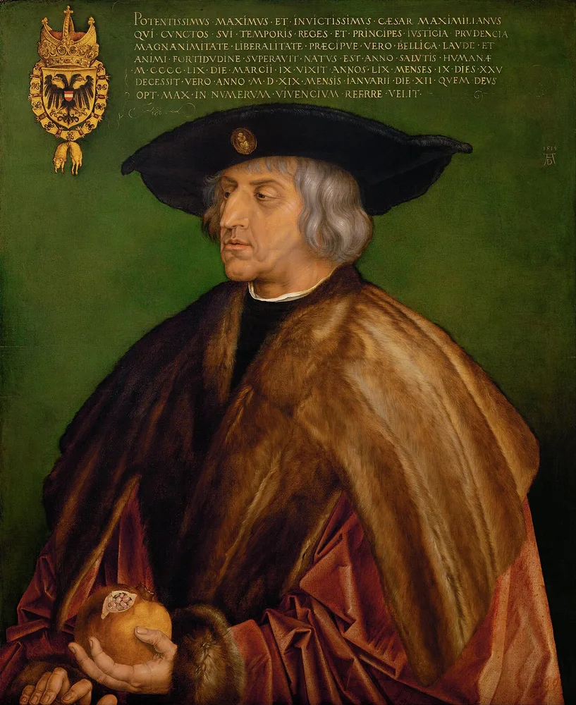 Portrait de l'empereur Maximilien Ier, Albrecht Dürer, 1519