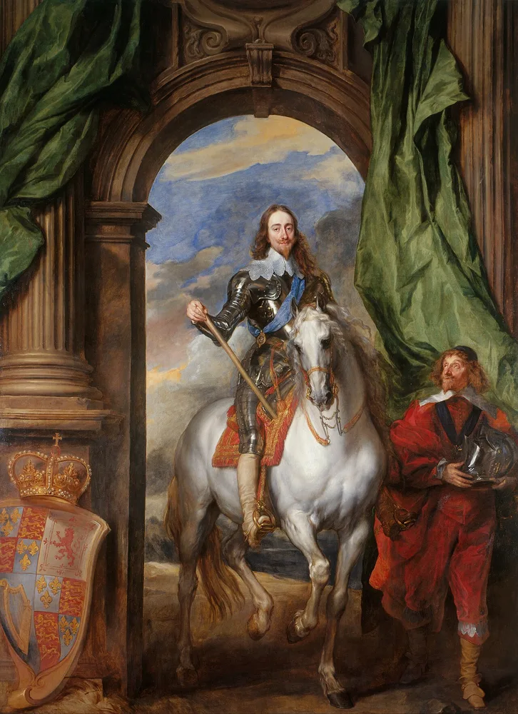 Charles Ier à cheval avec Monsieur de Saint Antoine, Antoine van Dyck, 1636