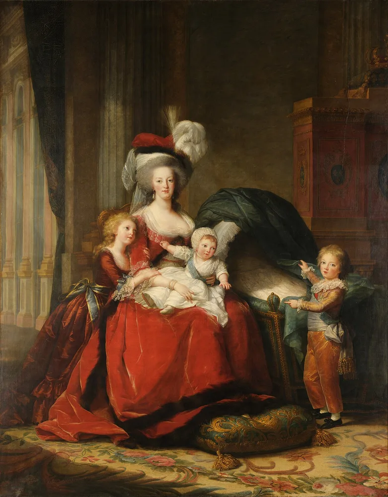 Marie-Antoinette de Lorraine-Habsbourg, reine de France et ses enfants, Élisabeth Vigée Le Brun, 1787