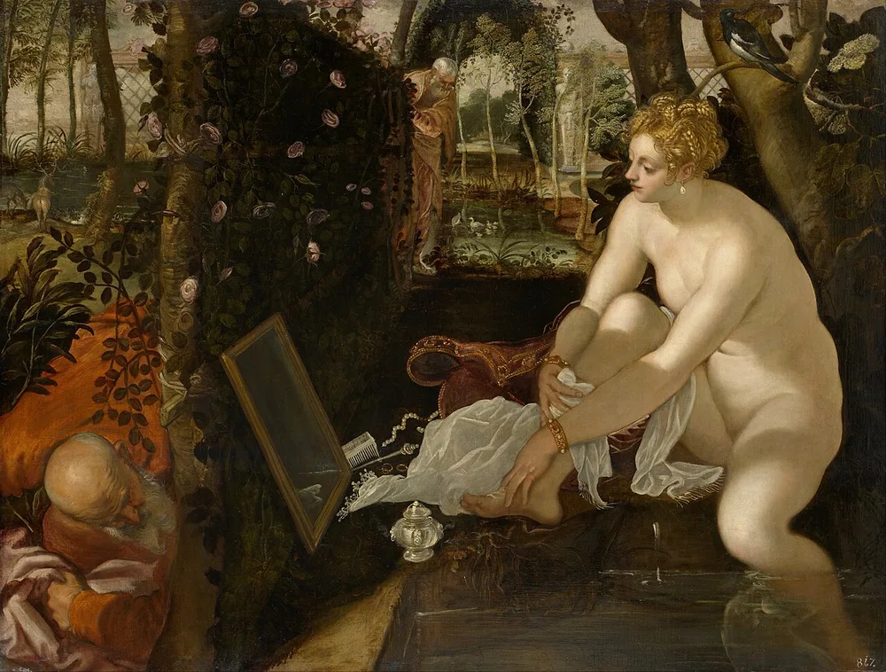 Suzanne et les Vieillards, Le Tintoret, vers 1555-1556