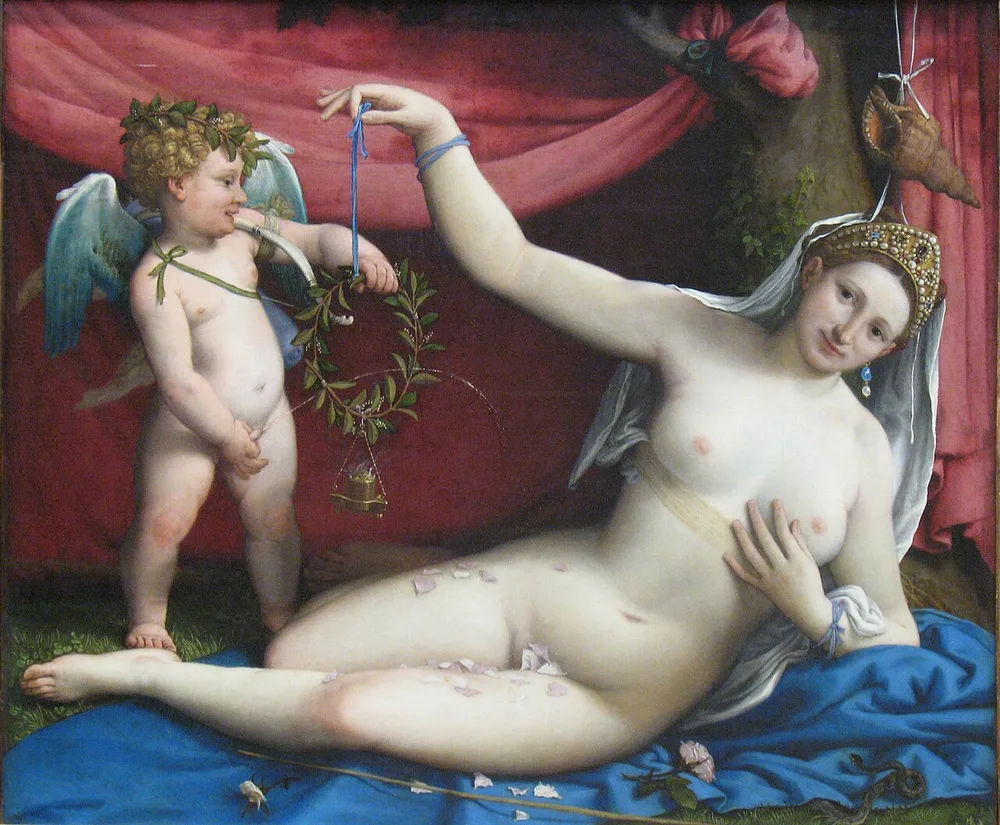 Vénus et Cupidon, Lorenzo Lotto, 1530