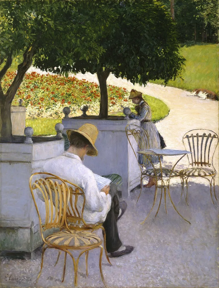 Les Orangers, Gustave Caillebotte, 1878