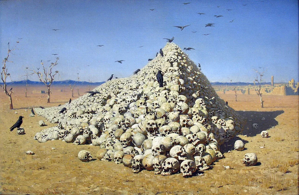 Apothéose de la guerre, Vassili Verechtchaguine, 1871