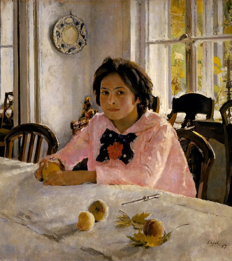 La Jeune Fille aux pêches, Valentin Serov, 1887