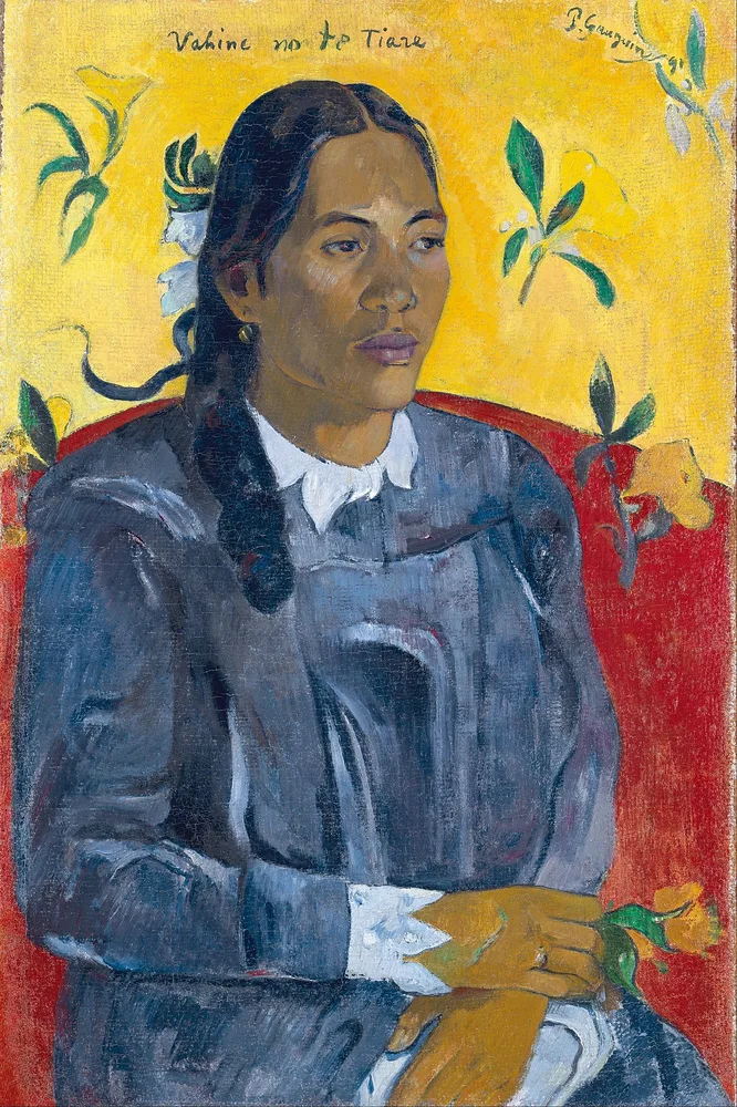 Tahitienne à la fleur, Paul Gauguin, 1891