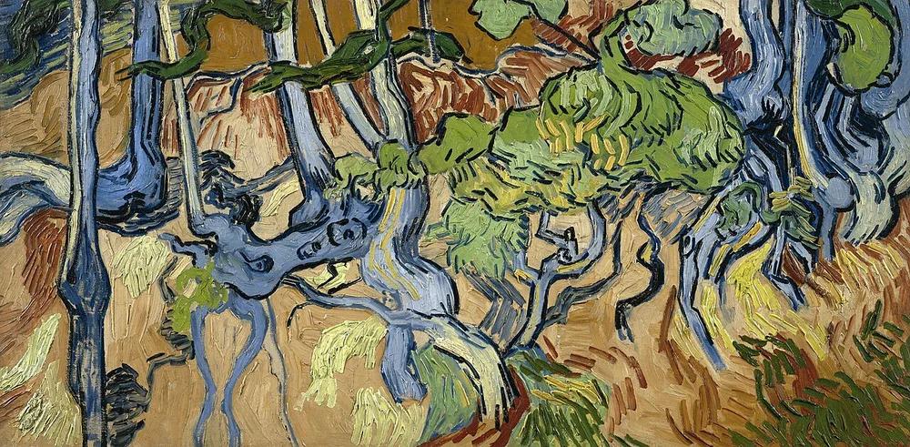 Racines d'arbres, Vincent van Gogh, 1890