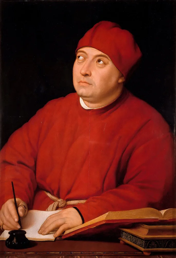 Portrait de Tommaso Inghirami, dit Fedra, Raphaël, vers 1510-1511