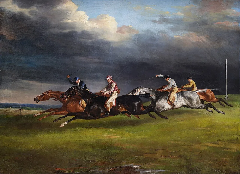 Le Derby d'Epsom, Théodore Géricault, 1821
