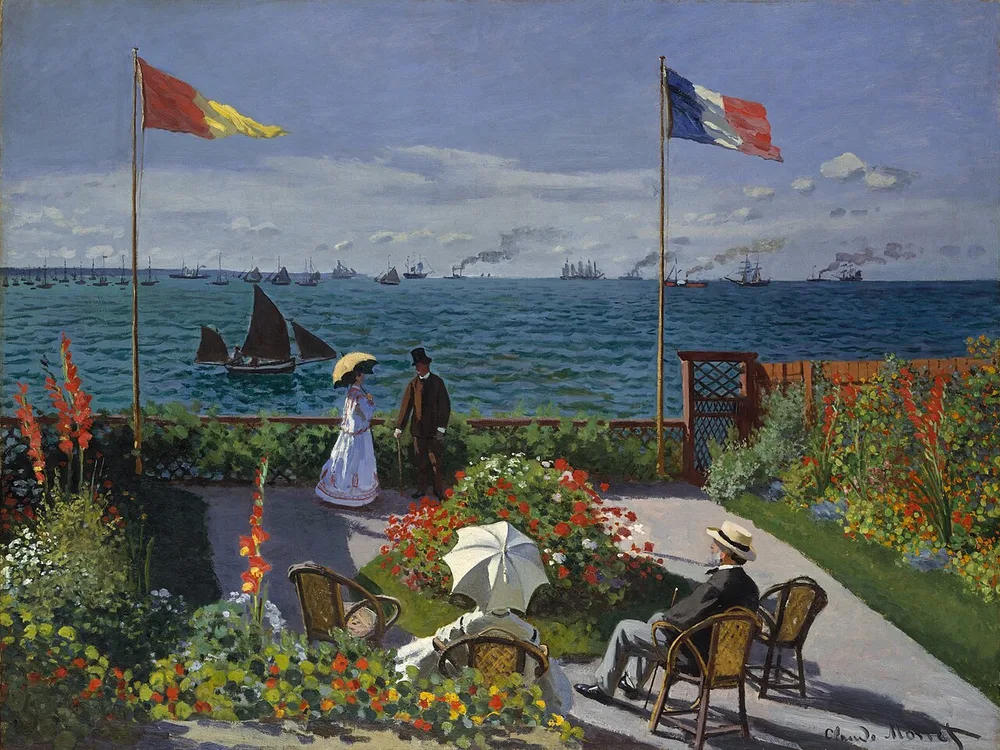 Terrasse à Sainte-Adresse, Claude Monet, 1867