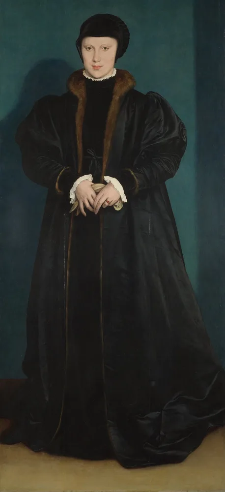Portrait de Christine de Danemark, Hans Holbein le Jeune, 1538