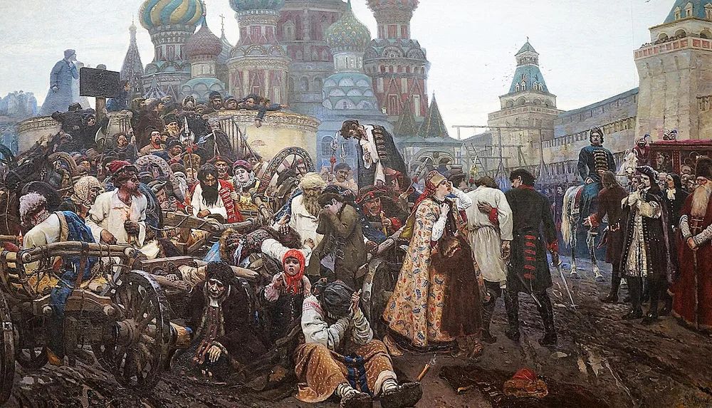 Le Matin de l'exécution des Streltsy, Vassili Sourikov, 1881