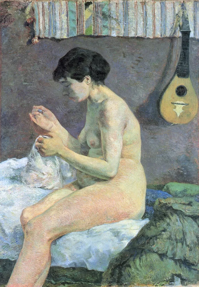Femme cousant, Paul Gauguin, 1880